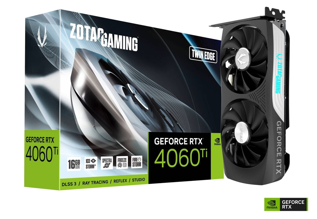 Zotac Graphic Card RTX 4060 Ti 16GB Twin Edge Zotac Graphic Card RTX 4060 Ti 16GB Twin Edge